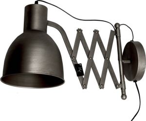 Vtw Living Leeslamp Wandlamp zwart Muurlamp Industrieel Zwart 40 cm
