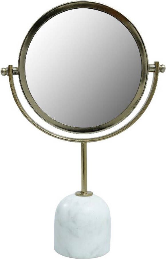 Vtw Living Luxe Spiegel Marmer Spiegels Staande Spiegel Metaal 35 cm hoogL