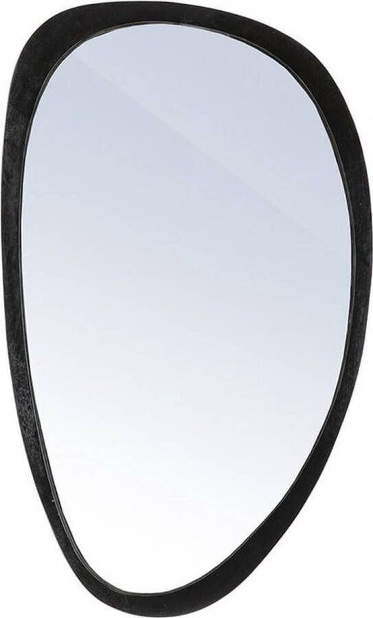 Vtw Living Spiegel Wandspiegel Asymmetrisch Asymmetrische Spiegel Ovaal Ovale Spiegel Zwart 120 cm