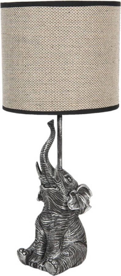 Vtw Living Tafellamp Luxe Tafellamp Tafellampen Lamp Lampen Sfeerlamp Sfeerlampen Staande lamp Zilver 45 cm hoog