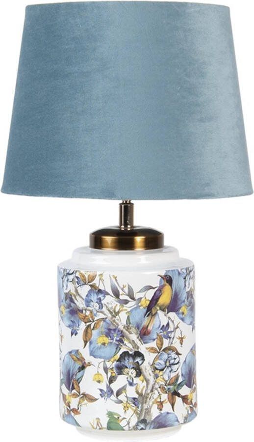 Vtw Living Tafellamp Tafellampen Woonkamer Tafellampen Blauw 44 cm hoog