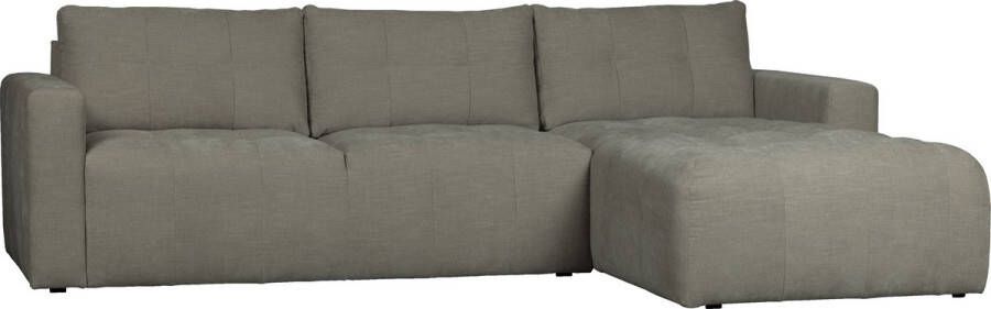 WOOOD Chaise-longue Bar rechts losse rugkussens met rits breedte 280 cm