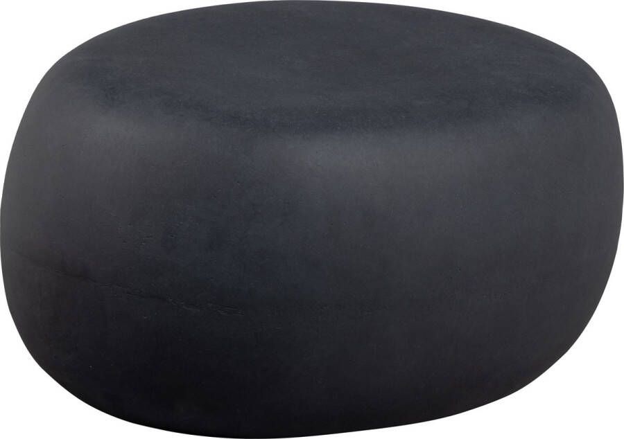Vtwonen Bijzettafel Pebble Betonlook 65 x 49cm Zwart Organisch