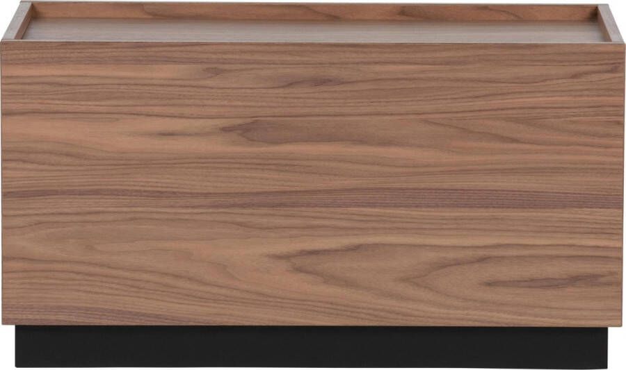Vtwonen Block Bijzettafel Grenen Walnoot 44x40x82