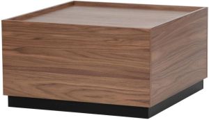 Vtwonen Block Bijzettafel Grenen Walnoot 44x82x82