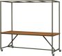 Exotan Outdoor Eettafel Blue Met decoframe 220 x 97cm Bruin - Thumbnail 1