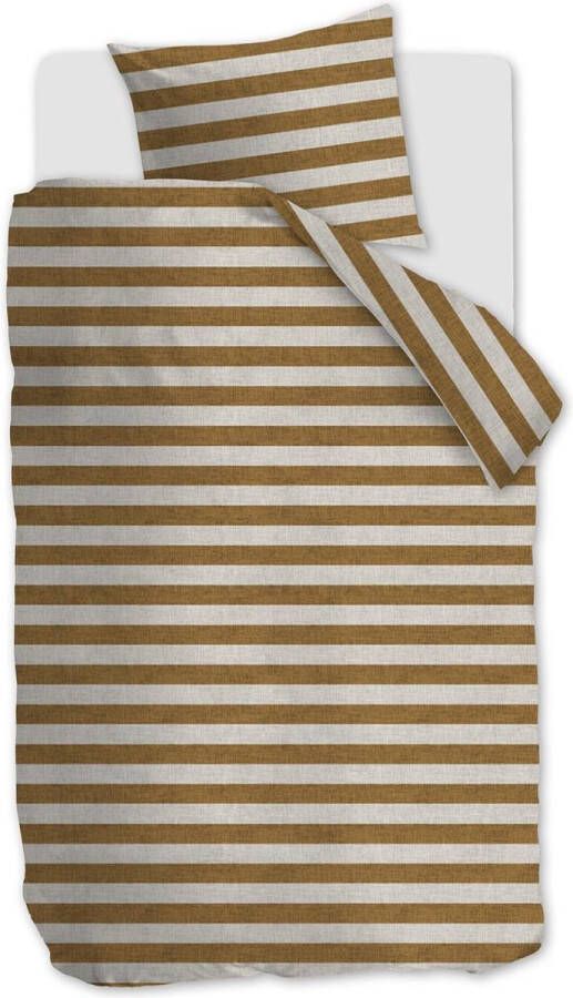 Vtwonen Bold Stripe Dekbedovertrek Lits-jumeaux 240x200 220 cm Light Brown