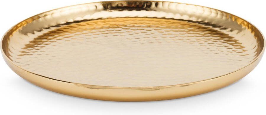 Vtwonen Bord Metaal Goud Ø 22 cm