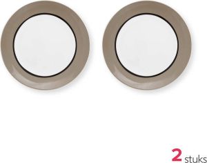 Vtwonen Circles Dinerborden Borden 23cm Zand Set van 2