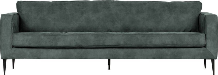 Vtwonen CREW 3-ZITS BANK SUEDE PETROL