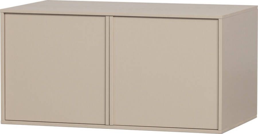 WOOOD Opzetkast Daily opzetstuk voor de geschikte multifunctionele kast Push-to-open functie hoogte 50 cm breedte 50 of 100 cm