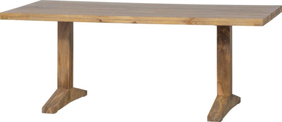Vtwonen Eettafel Deck Mangohout 200 x 90cm Naturel