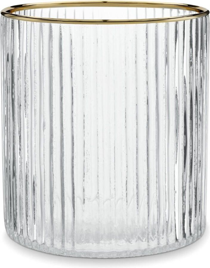 Vtwonen Decoratief Glas Gelijnd reliëf
