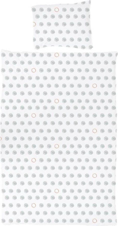 Vtwonen Dekbedovertrek Dots wh. celadon 200 x 220