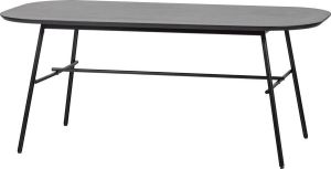 Vtwonen Elegance Eettafel Mango Hout metal Zwart 79x180x90