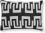 Vtwonen Geborduurde Sierkussen Woondecoratie Zwart Wit 50x70cm - Thumbnail 1