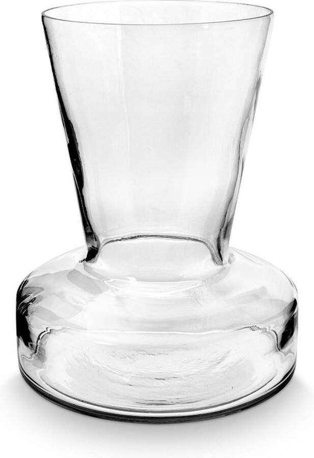 Vtwonen Glazen Trompet Vaas Woondecoratie Transparant 16x19cm