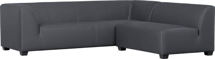 Woonexpress Hoekbank Vtwonen Hollandia Grijs Stof Grijs 70x230x70cm (hxbxd)