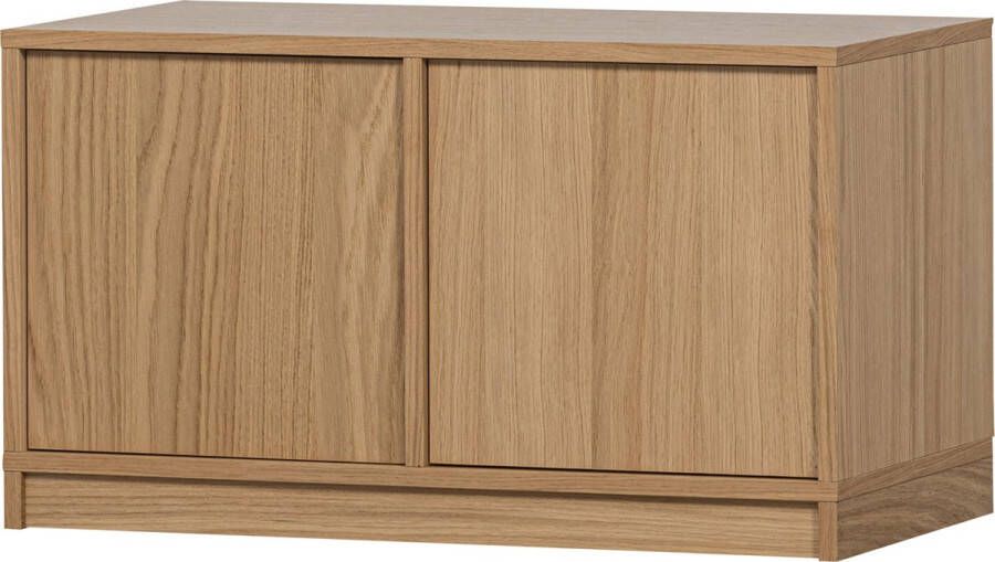 Vtwonen | Modulair Onderkast 77cm Eiken Naturel Mat | Woonkamer meubels | BergkastKast