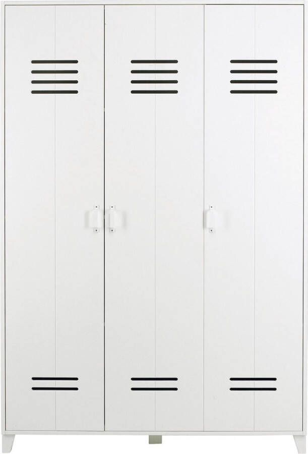 Vtwonen Opberggigant Vt Locker 3-Deurs Grenen Wit 186x123x40