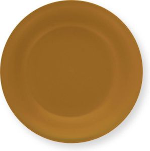 Vtwonen Onderborden Karamel Bruin Ø 25.5cm Set van 2 Borden Porselein