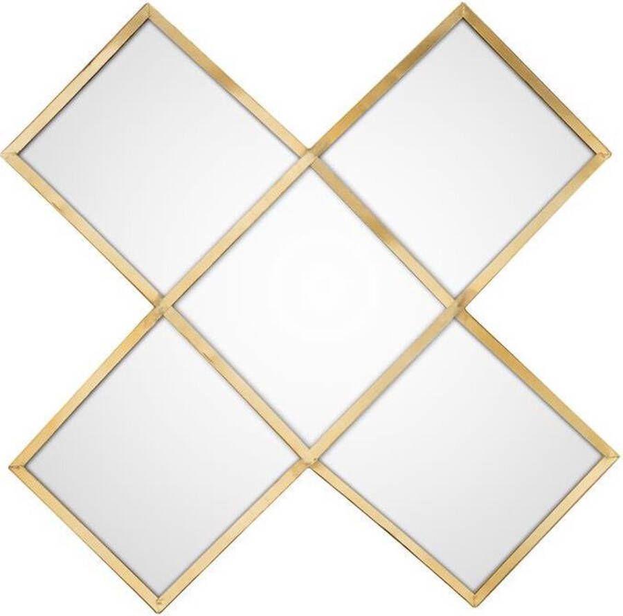 Vtwonen Spiegel Gouden Kruis 45 cm