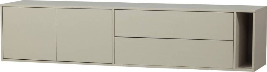 Vtwonen | Settle Down Tv Meubel 200cm Grenen Dust | Woonkamer meubels | Tv-dressoirTv-meubel