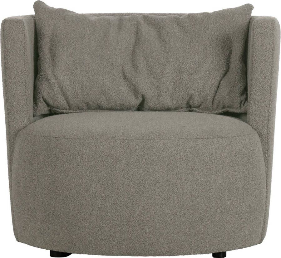 Vtwonen | Explore Fauteuil Boucle grey | Zitmeubels woonkamer | Fauteuil