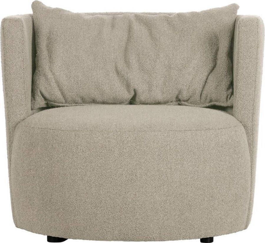 Vtwonen | Explore Fauteuil Boucle naturel | Zitmeubels woonkamer | Fauteuil