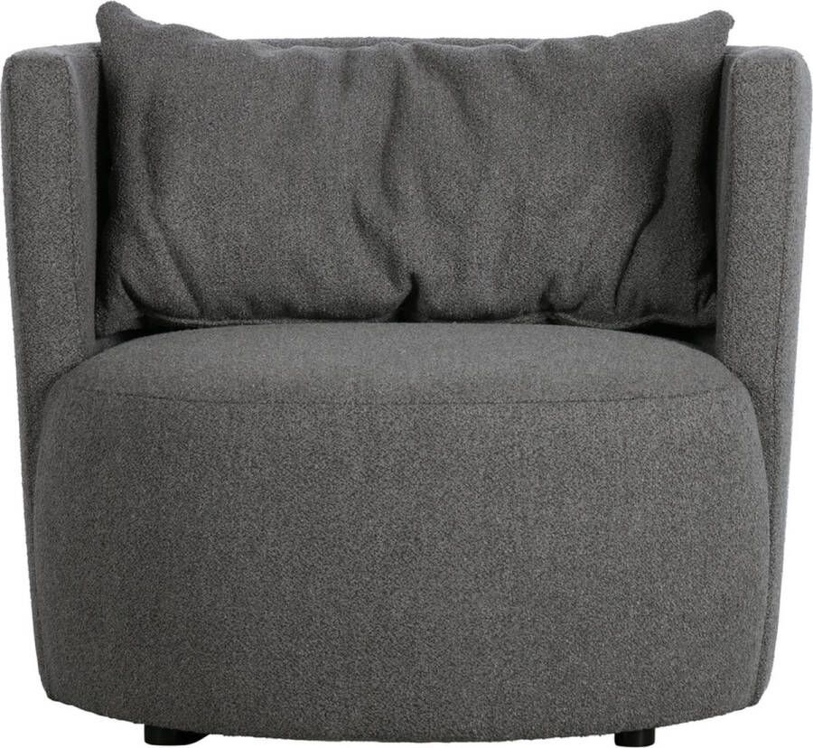 Vtwonen | Explore Fauteuil Boucle steel | Zitmeubels woonkamer | Fauteuil