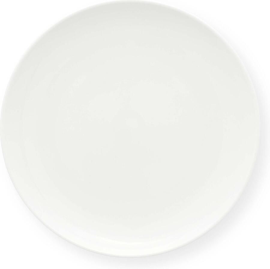 Vtwonen Bord Wit Porselein 18cm