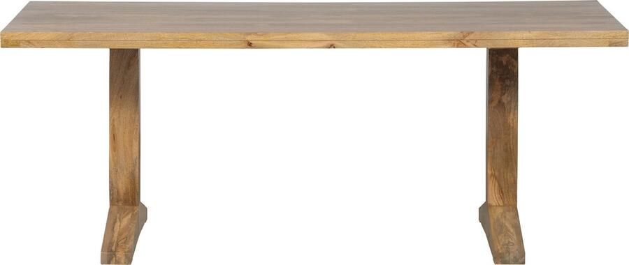 Vtwonen Eettafel Deck Mangohout 200 x 90cm Naturel