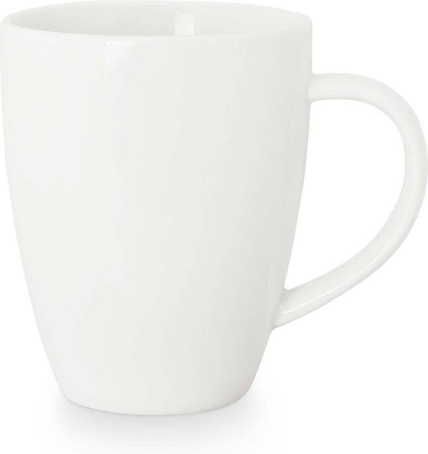 Vtwonen XL Mok met Oor Wit Porselein 400ml