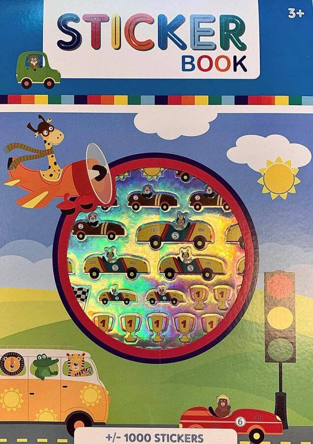 W&O Products Stickerboek voertuigen 1000 stickers!