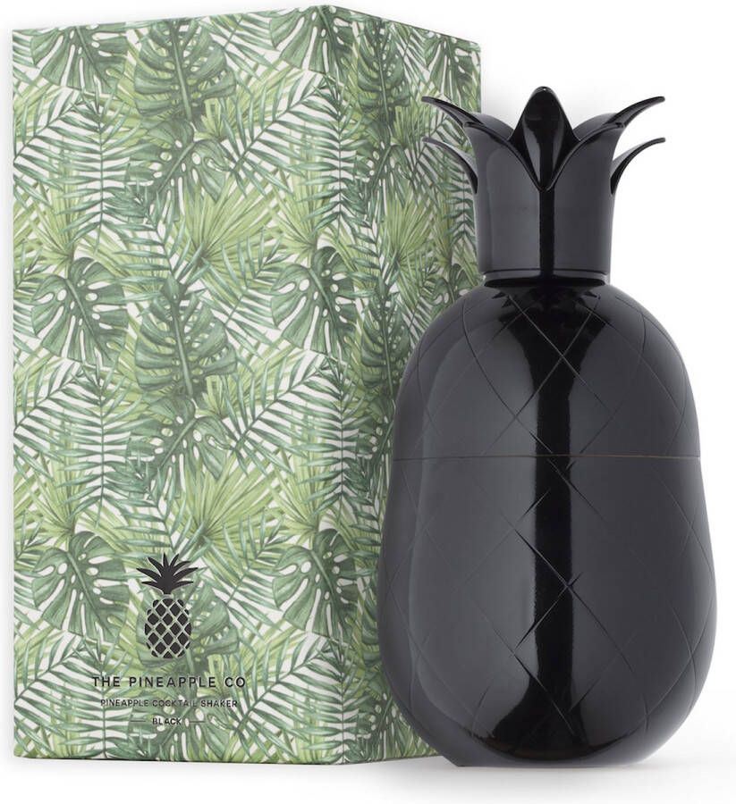 W&P Design Pineapple Cocktail Shaker Zwart