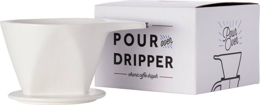 W&P Design Pour Over Dripper Koffie Filter Wit