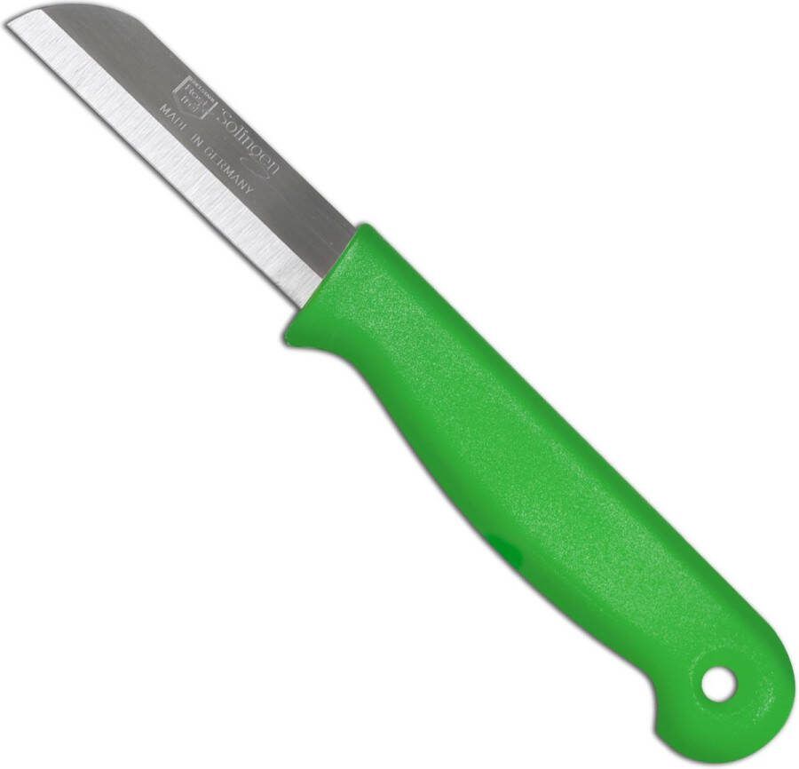 W-Selected Aardappelmesje met Gat RVS 6 cm Groen Heft Vaatwasserbestendig