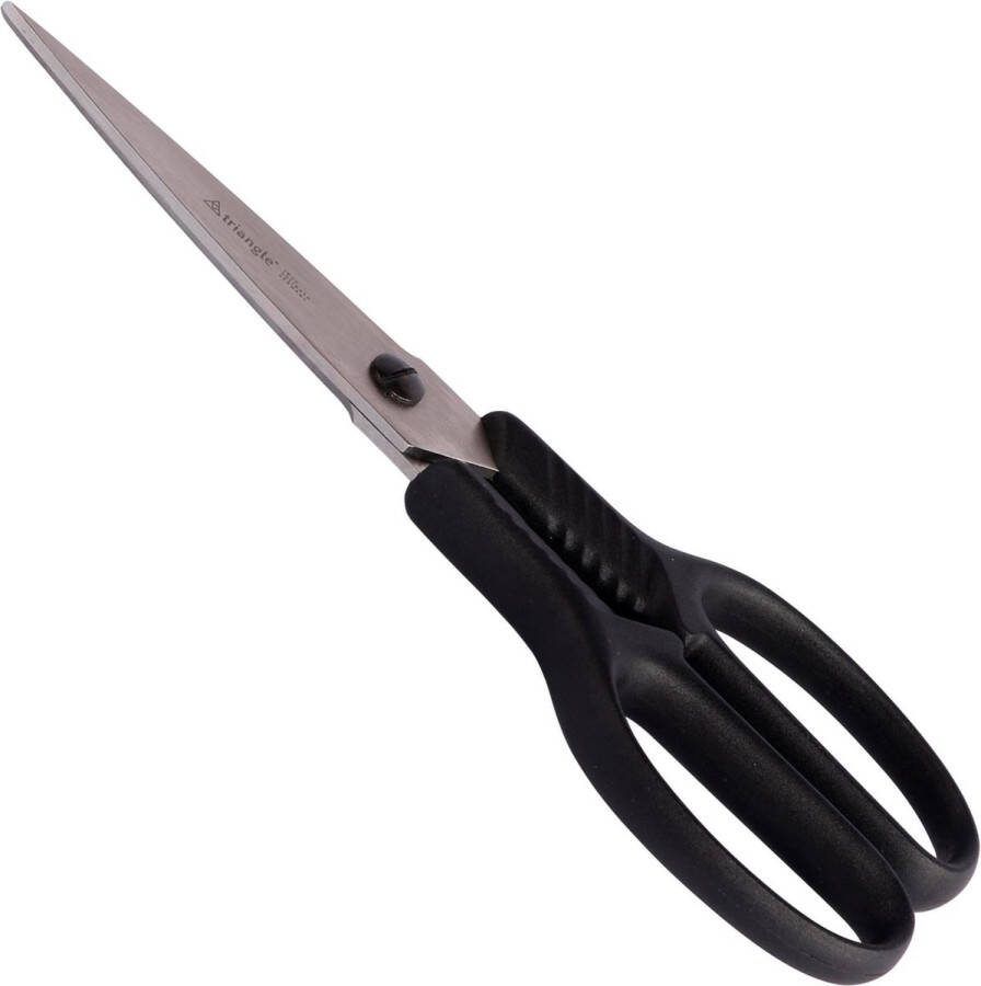 W-Selected Roestvrijstalen Keukenschaar met Kunststof Ogen 20 cm Zwart