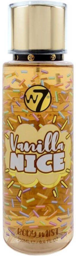 W7 cosmetics W7 Body Mist Vanilla NICE 250ml