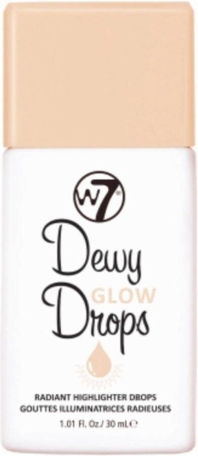 W7 Dewy Glow Drops Radiant Liquid Highlighter 30ml
