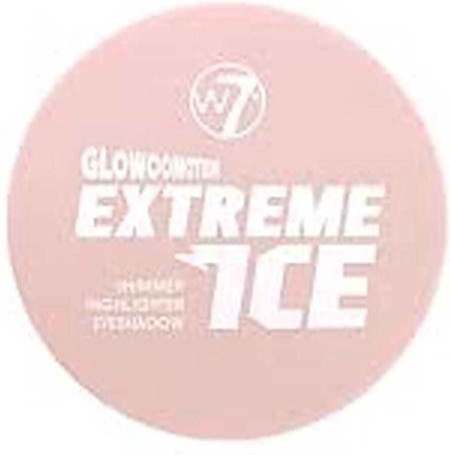 W7 Glowcomotion Shimmer Highlighter Oogschaduw Extreme Ice