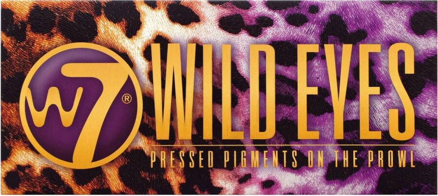 W7 Pressed Pigments On The Prowl Oogschaduw Palette Wild Eyes 12 kleuren