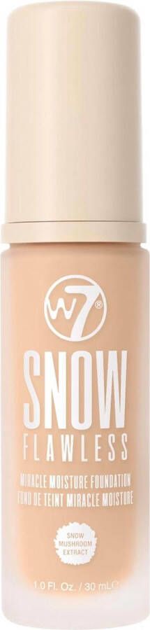 W7 Snow Flawless Miracle Moisture Foundation Early Tan