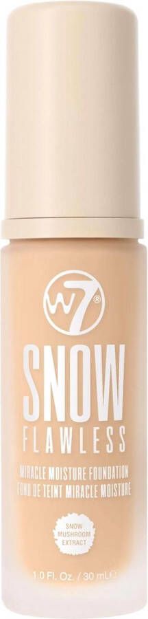 W7 Snow Flawless Miracle Moisture Foundation Fresg Beige