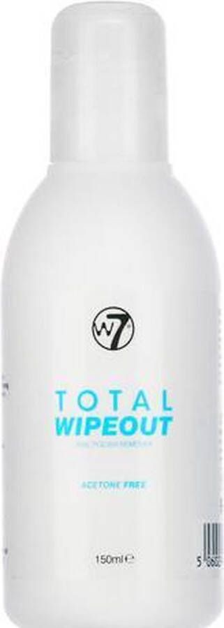 W7 Total Wipeout Nagellak Remover Aceton Vrij 150ml