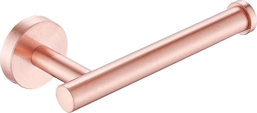 Waal WC rolhouder Toiletrolhouder Rose goud Rosé RVS Wandmontage