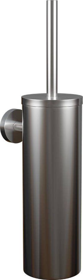 Waal WC borstel met houder Toiletborstel Zilver RVS