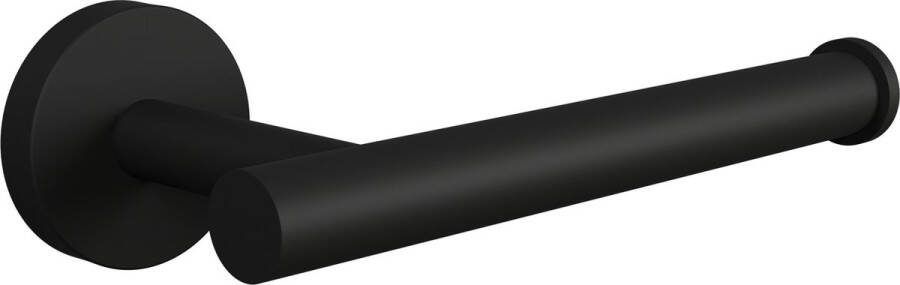 Waal WC rolhouder Toiletrolhouder Mat Zwart RVS Wandmontage