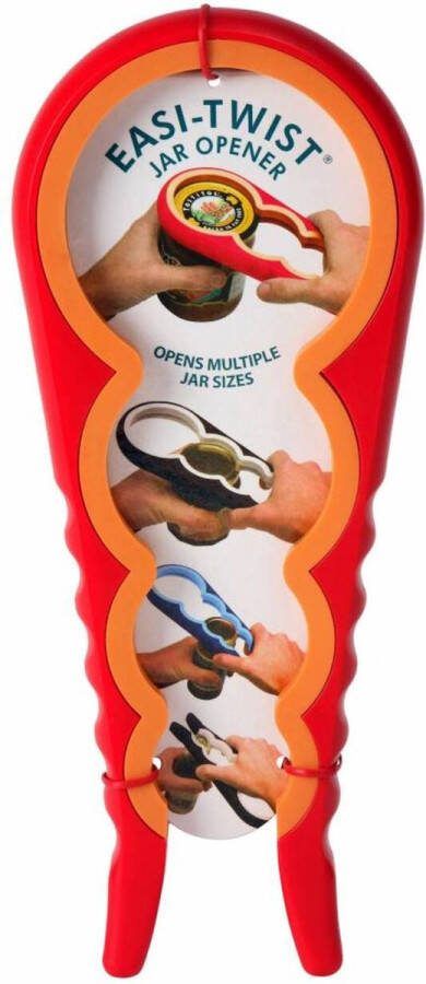 Wacky Practicals Easy Twist Pot Opener keukengerei rood