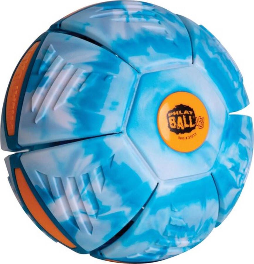 Speelgoedtrading Wahu Phlat Ball Swirl blauw 22 cm